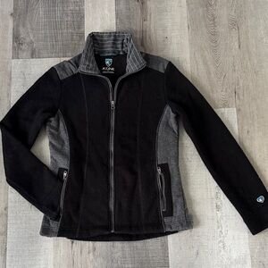 KUHL Alfpaca Full Zip Fleece Jacket Women's Black/Gray